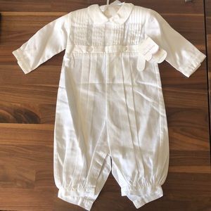 Kissy kissy Alexander Christening Romper